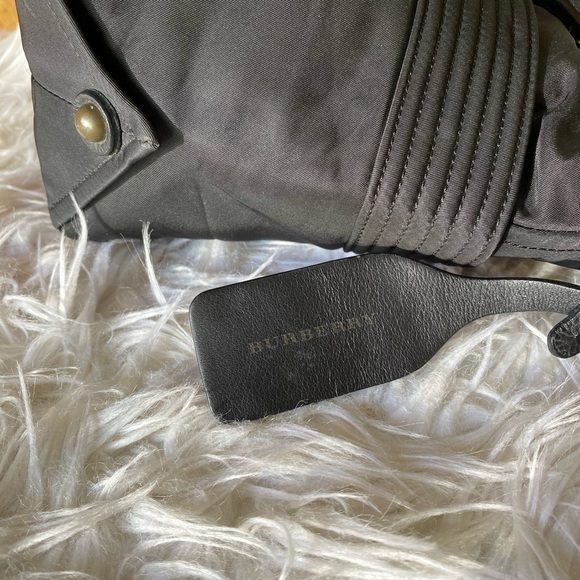BURBERRY Nylon Handbag (Black) - Picture 5 of 10